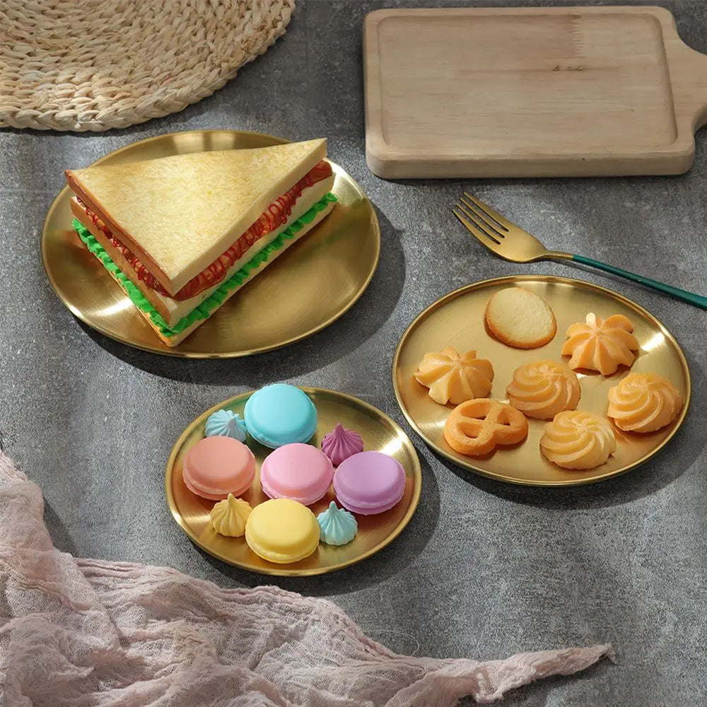 High Quality Stainless Steel Bone Spitting Dish Gold Silver
