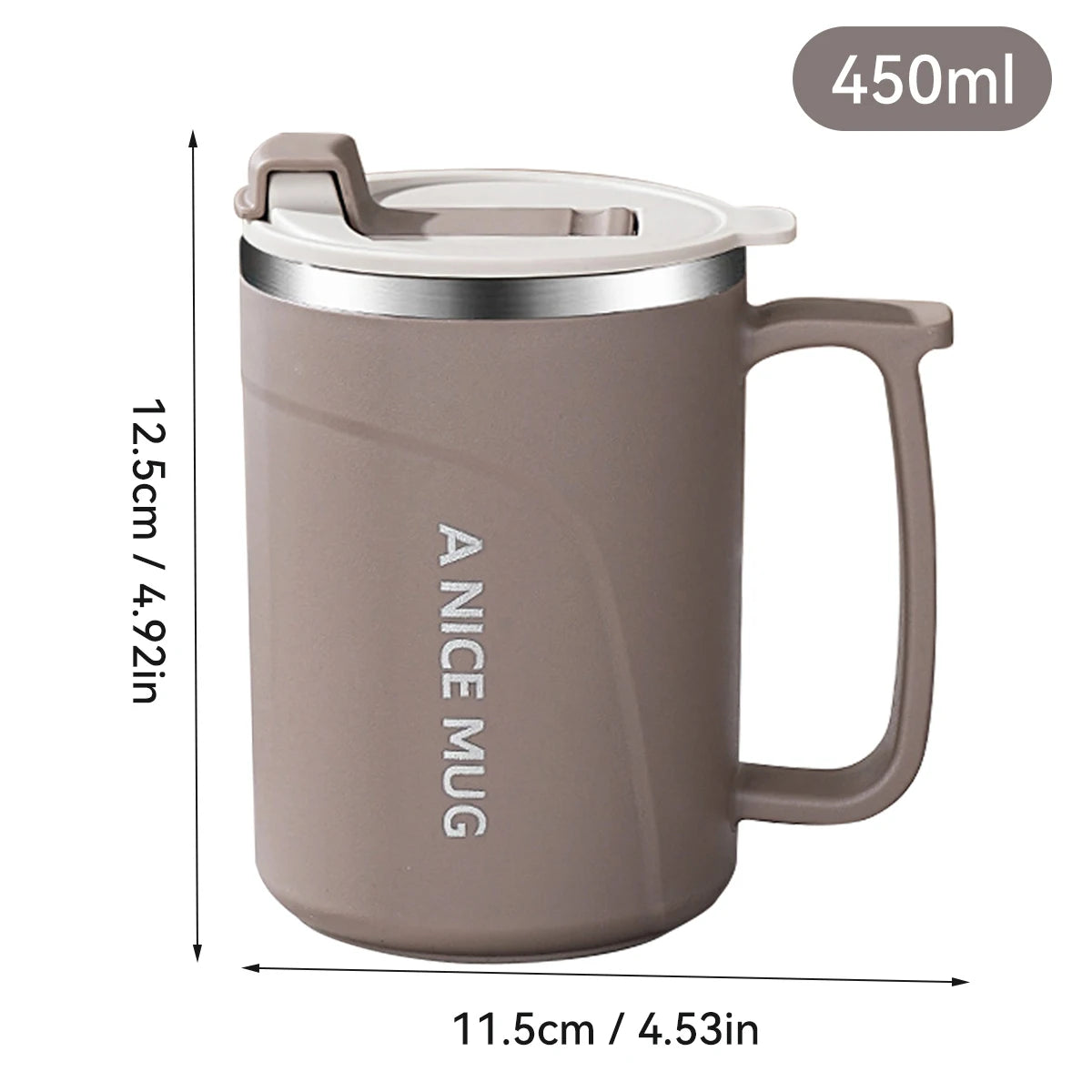Double Wall Insulated Coffee Mug 304 Stainless Steel Milk Coffee Cup