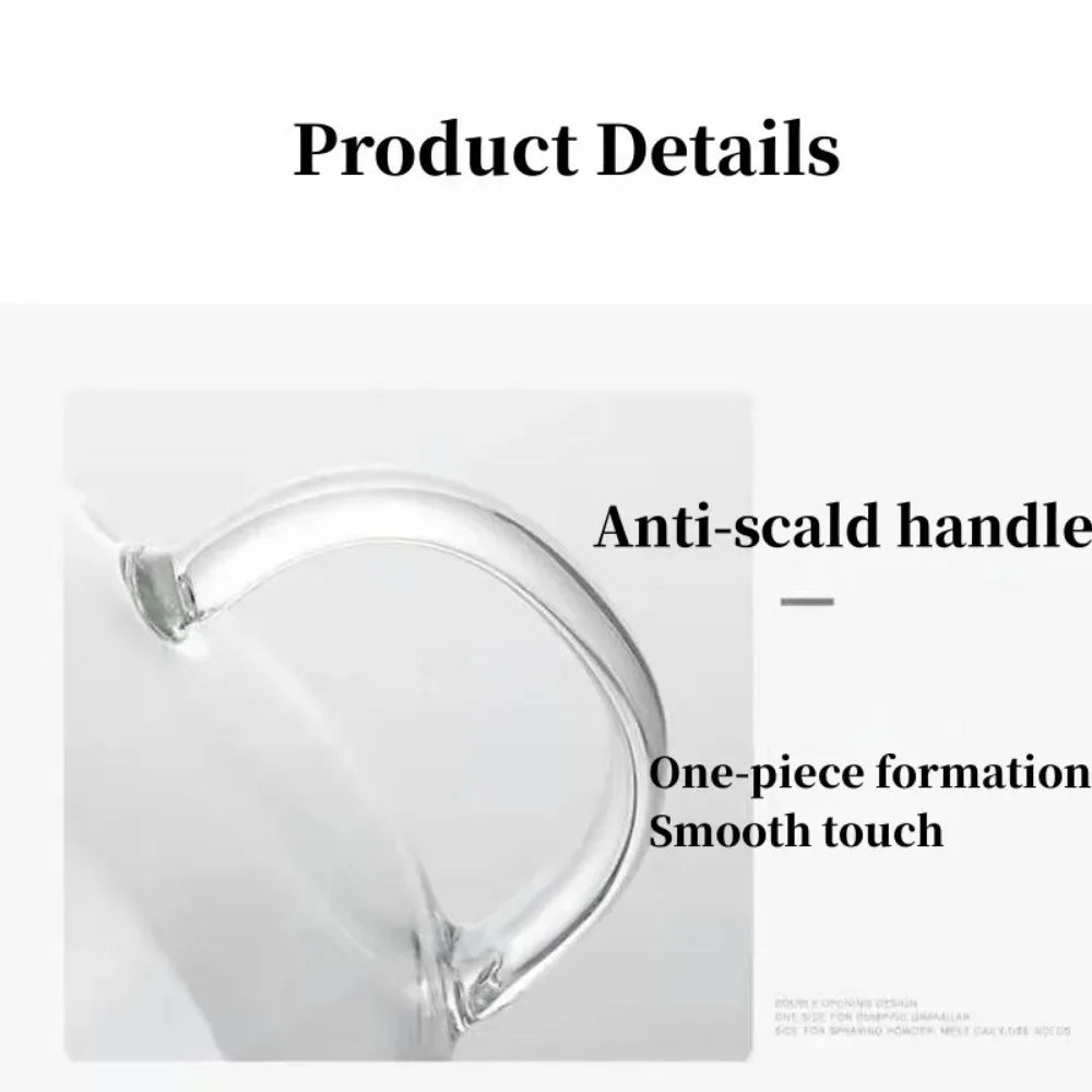 1pc Creative Glass Coffee Tea Cup 350ml