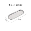 Stainless Steel Gold Dining Plate Dessert Plate Nut Fruit Cake Tray Snack
