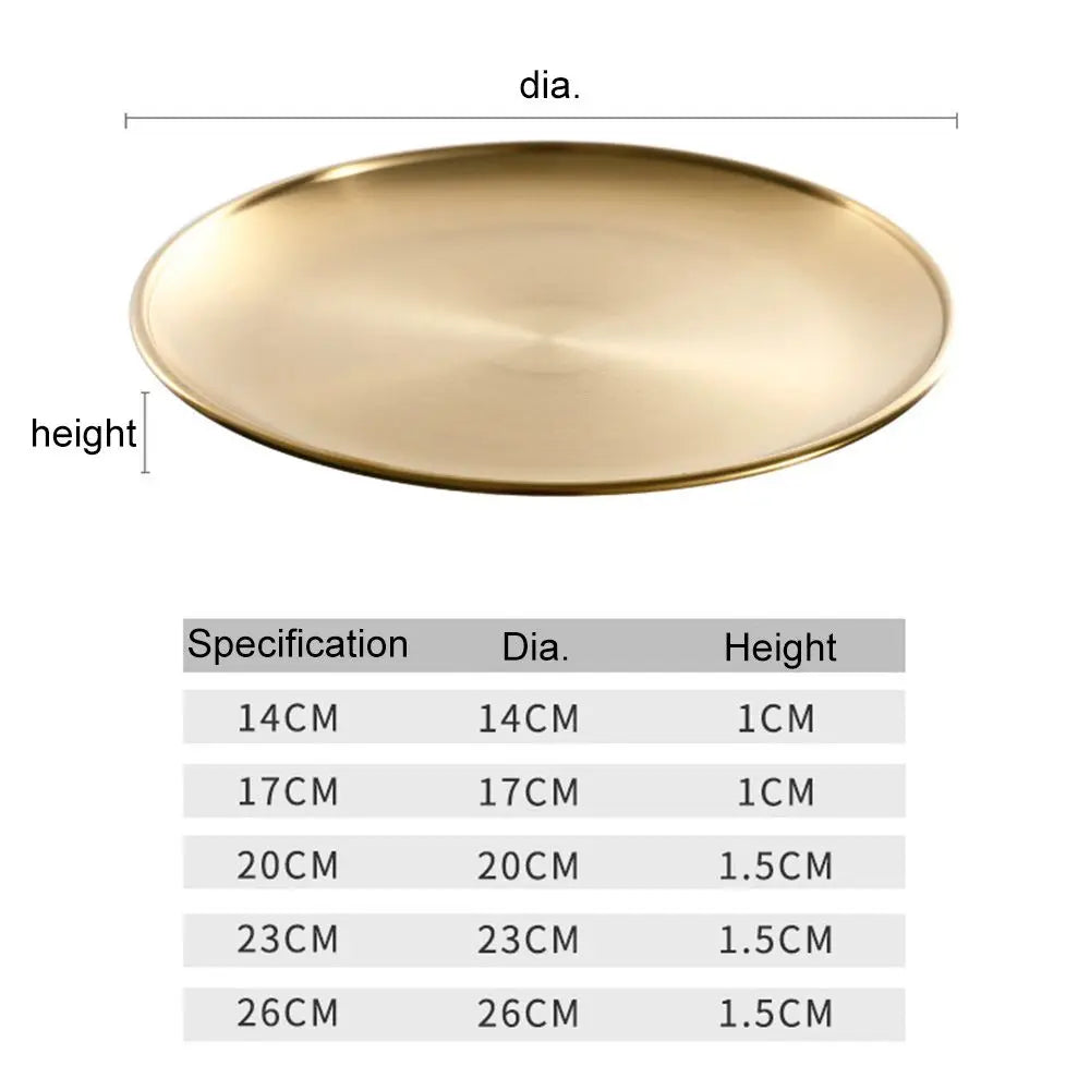 High Quality Stainless Steel Bone Spitting Dish Gold Silver